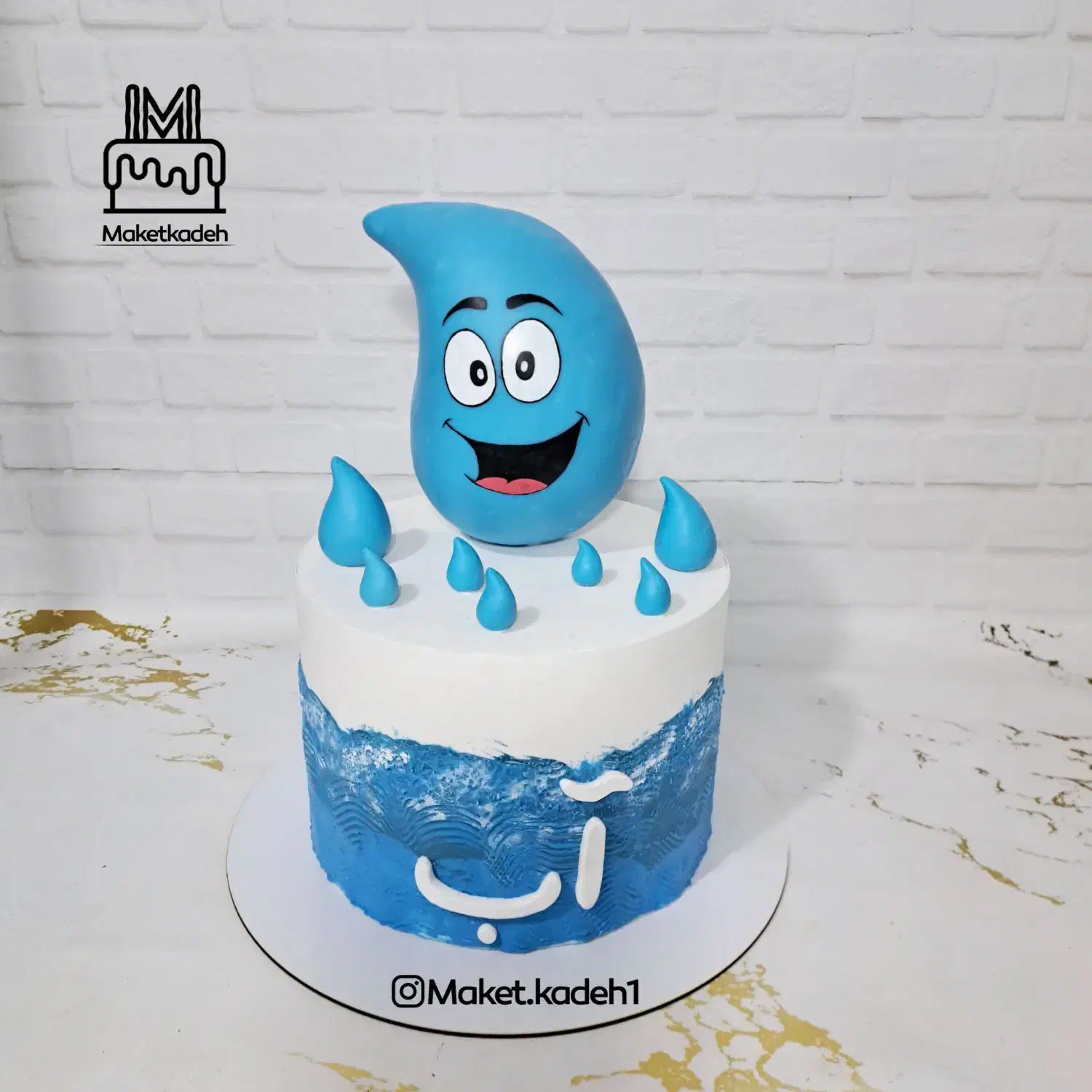 ماکت کیک جشن آب|مجسمه، تندیس، ماکت|برخوار, |دیوار