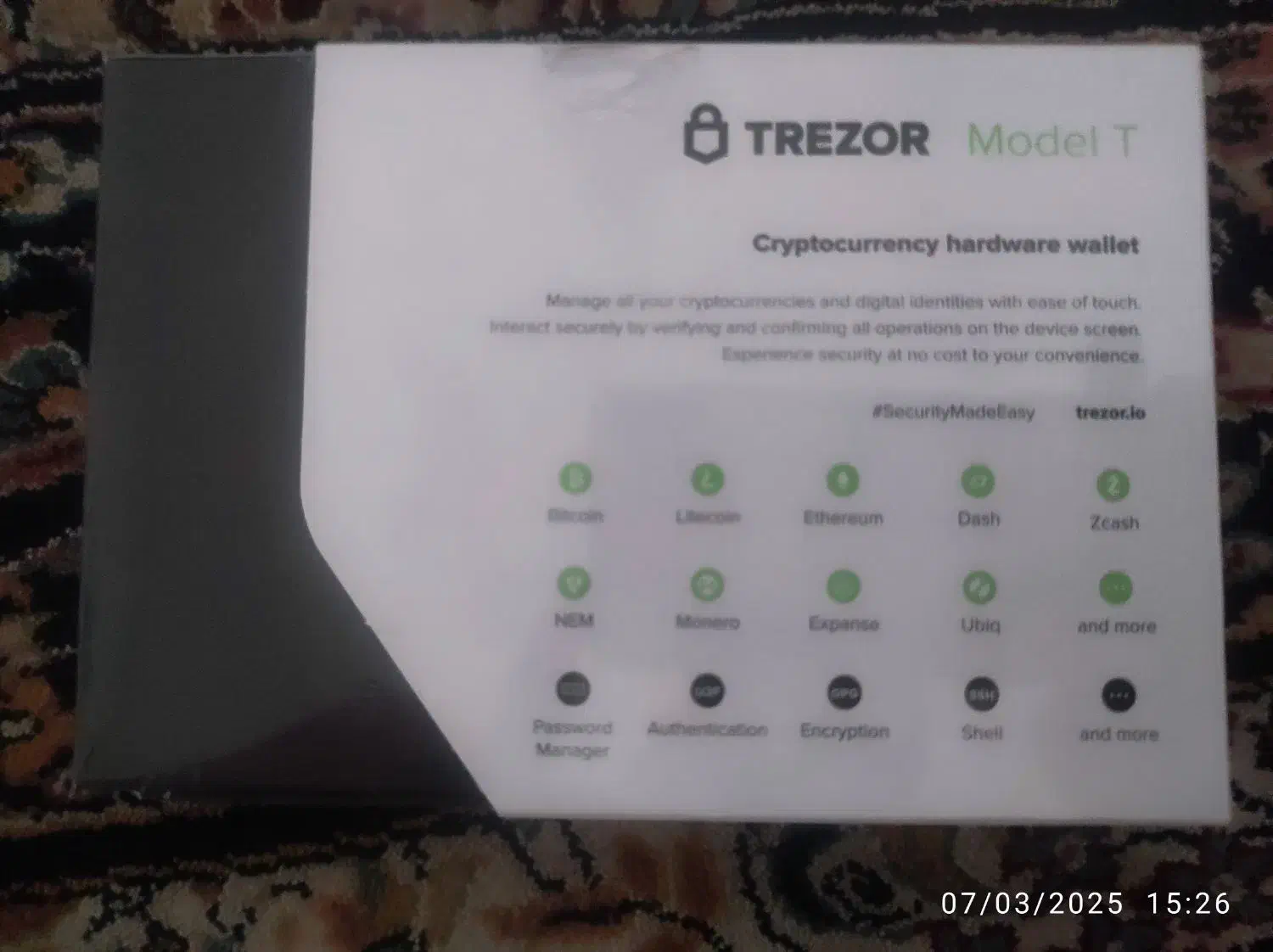 ولت سخت افزاری ترزور مدلT|قطعات و لوازم جانبی رایانه|سنندج, |دیوار