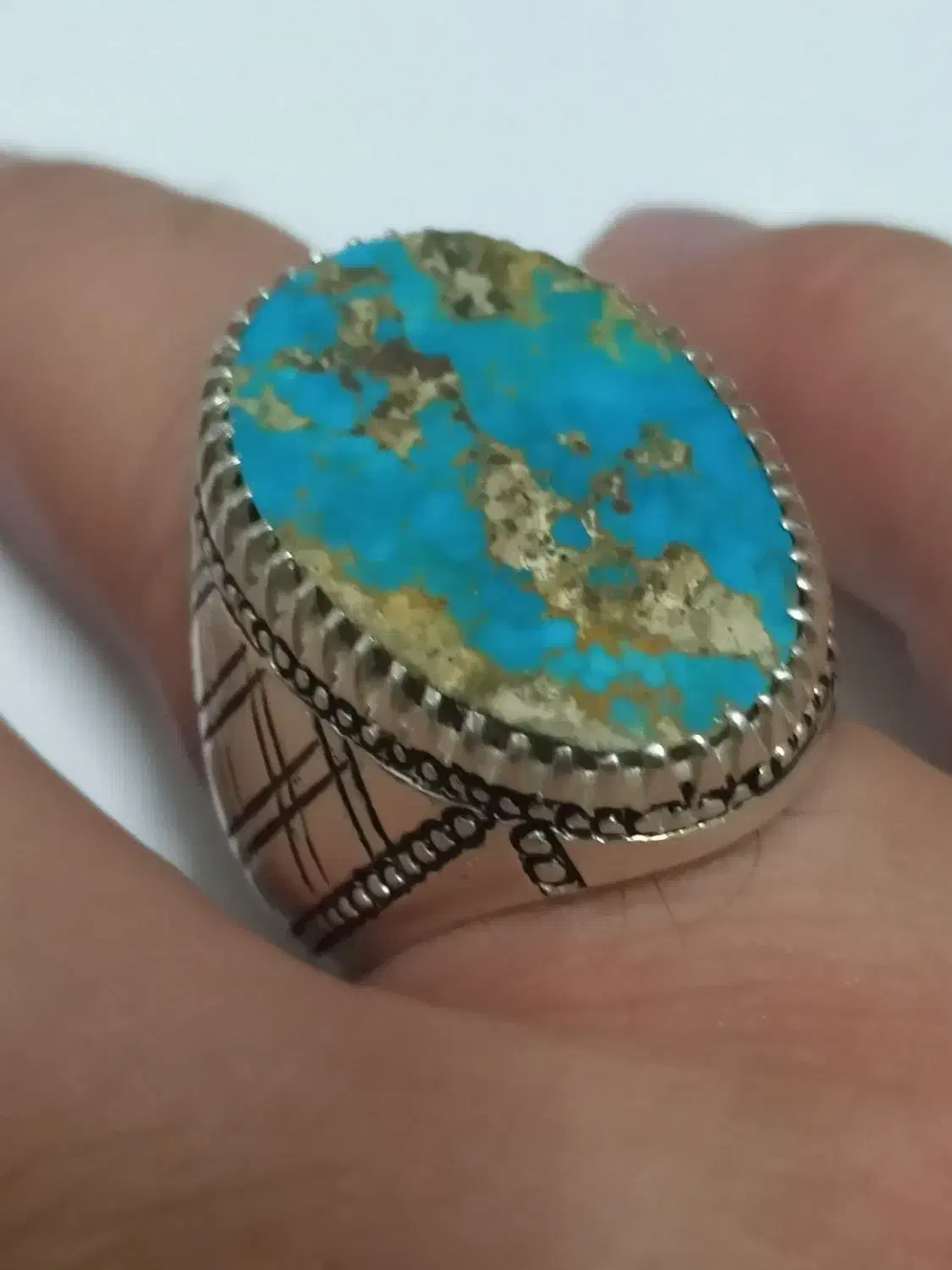 فیروزه زنده اصل نیشابورقیمت۱۳میلیون|جواهرات|هرسین, |دیوار