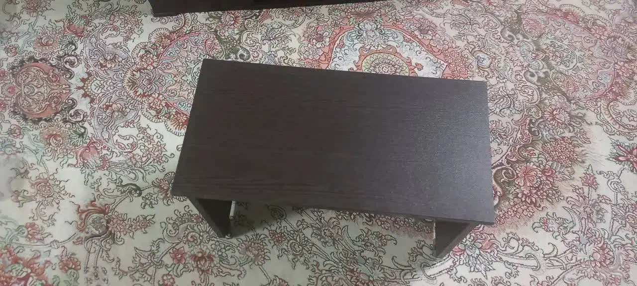 میز چهارتایی جلو مبلی قهوه‌ای بدون در حد نو|مبلمان خانگی و میز عسلی|اصفهان, سرچشمه|دیوار