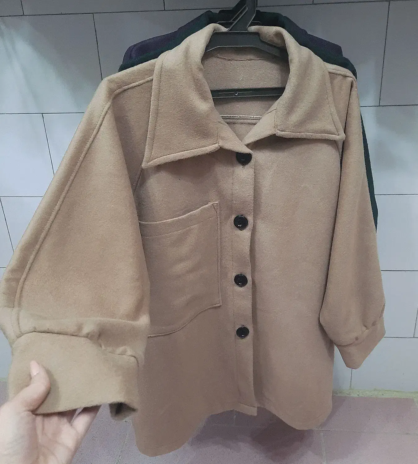 کت پشمی زنانه|لباس|بروجن, |دیوار