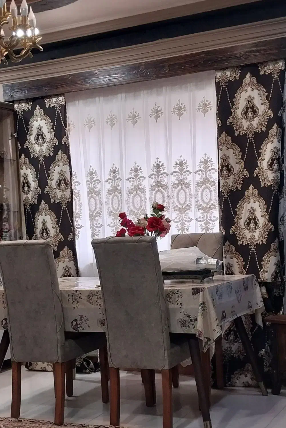 پرده|پرده، رانر، رومیزی|رشت, فلسطین|دیوار