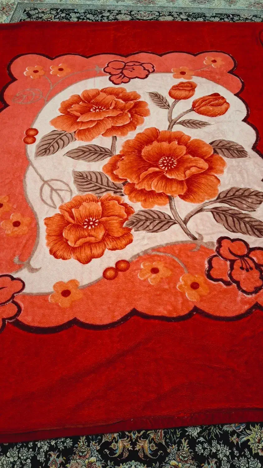 پتو گلبافت دو نفره|رختخواب، بالش، پتو|قزوین, |دیوار