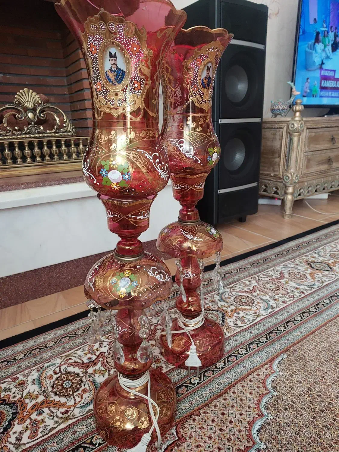 دوعدد شمعدانی جنس عالی|صنایع دستی و سایر لوازم تزئینی|تبریز, |دیوار