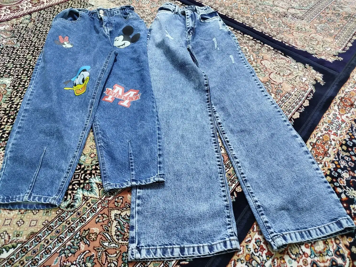 دوعد دشلوارلی دخترانه|کفش و لباس بچه|سنندج, |دیوار