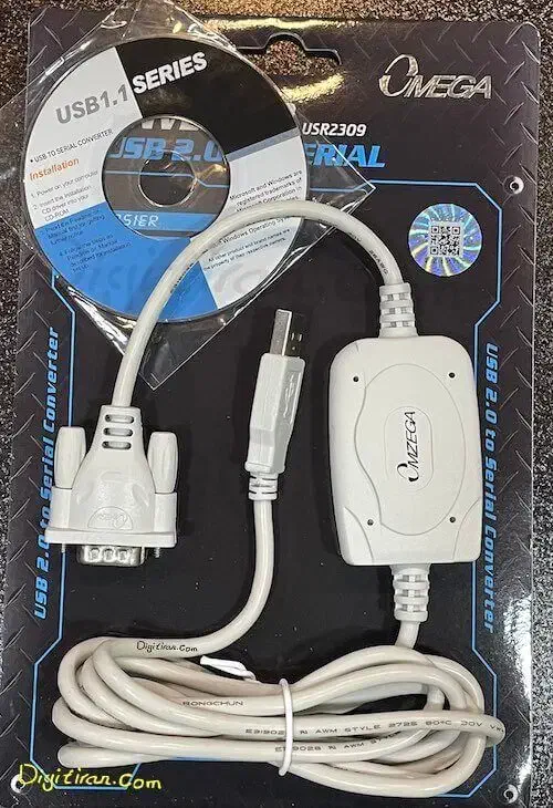 کابل تبدیل USB به سریال برند امگا|قطعات و لوازم جانبی رایانه|اراک, |دیوار