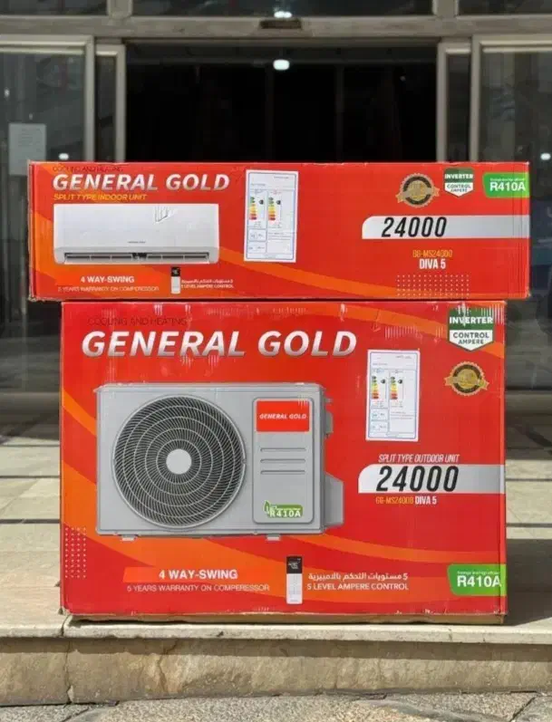 داکت اسپلیت وکولرگازی جنرال گلد GENERAL GOLD|کولر گازی و فن‌کوئل|تهران, حکیمیه|دیوار