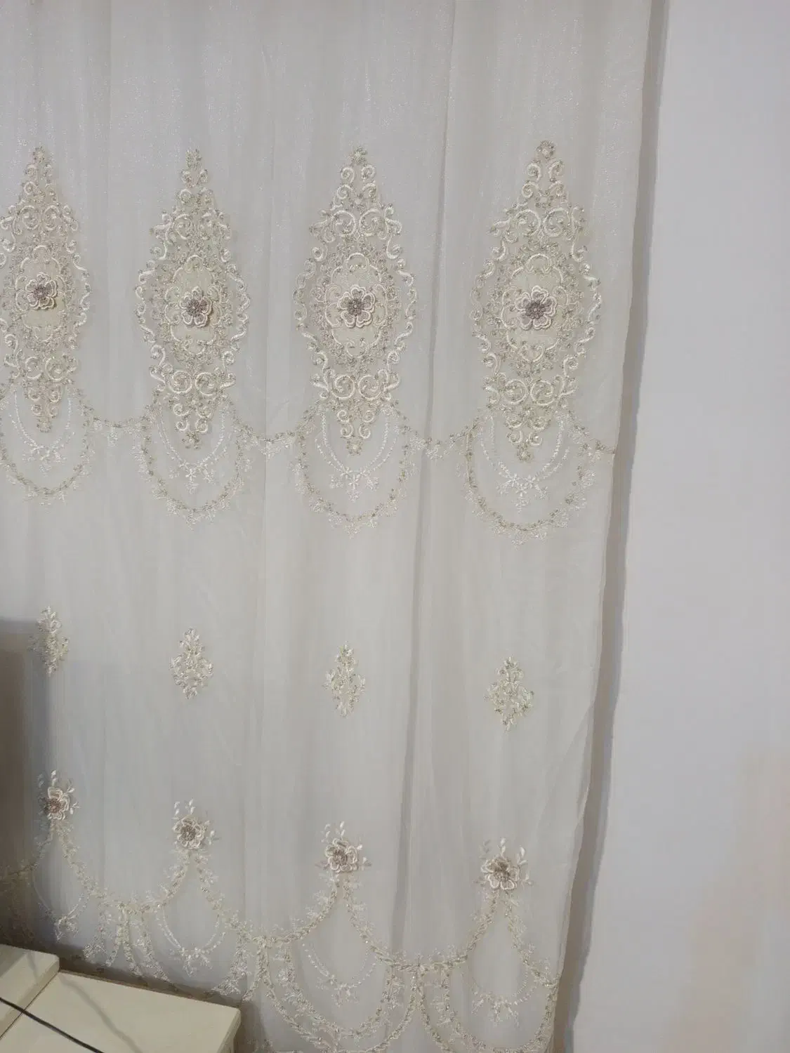 پرده کاملا سالم ودر حد نو|پرده، رانر، رومیزی|مشکیندشت, |دیوار