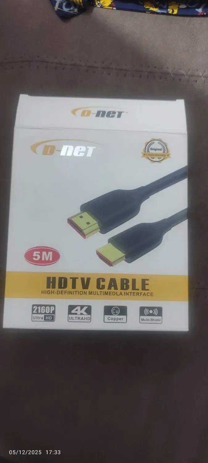 کابل اچ دی ام آی HDMI DNET 5m|قطعات و لوازم جانبی رایانه|تهران, چهارصد دستگاه|دیوار