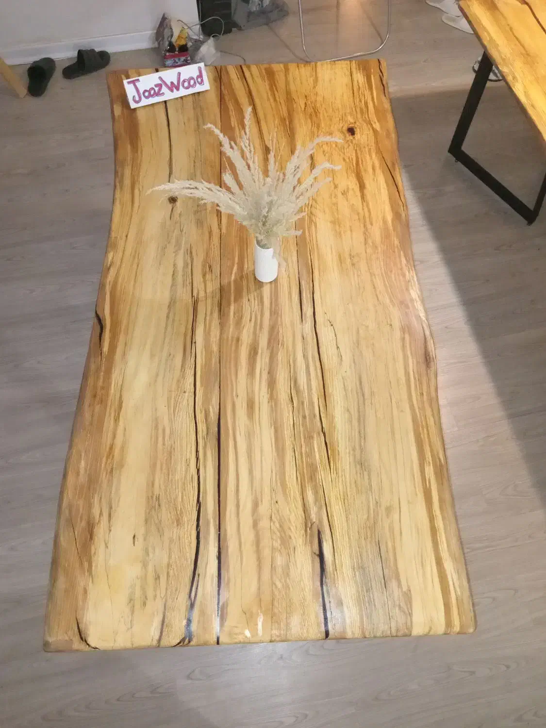 میز اسلب روستیک رزینی|میز و صندلی غذاخوری|محمودآباد, |دیوار