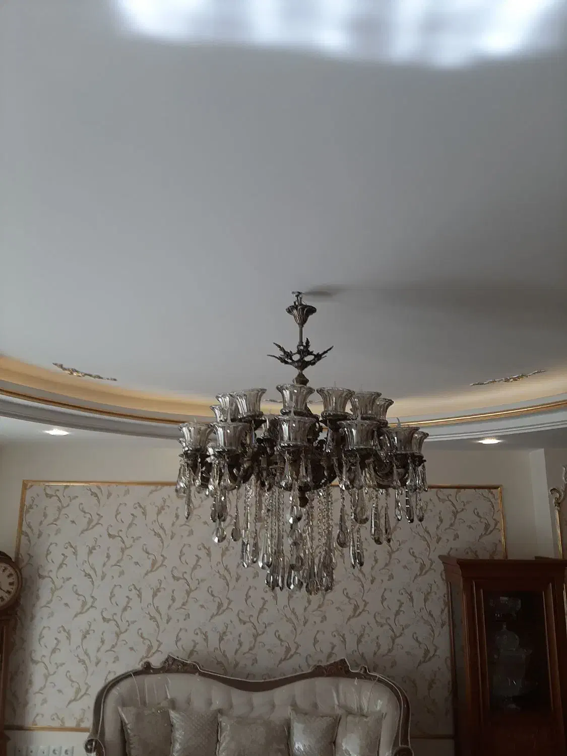 لوستر برنز اصل|لوستر و چراغ آویز|زنجان, |دیوار