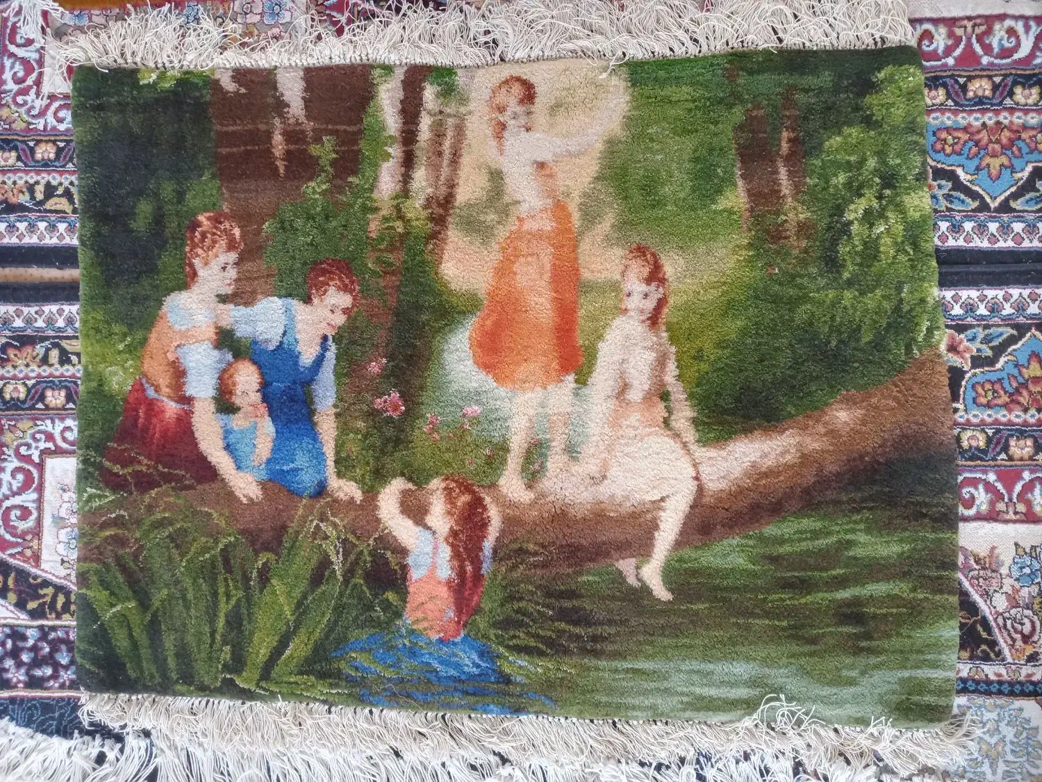 تابلو فرش و قالیچه دست بافت|فرش|خرم‌آباد, |دیوار