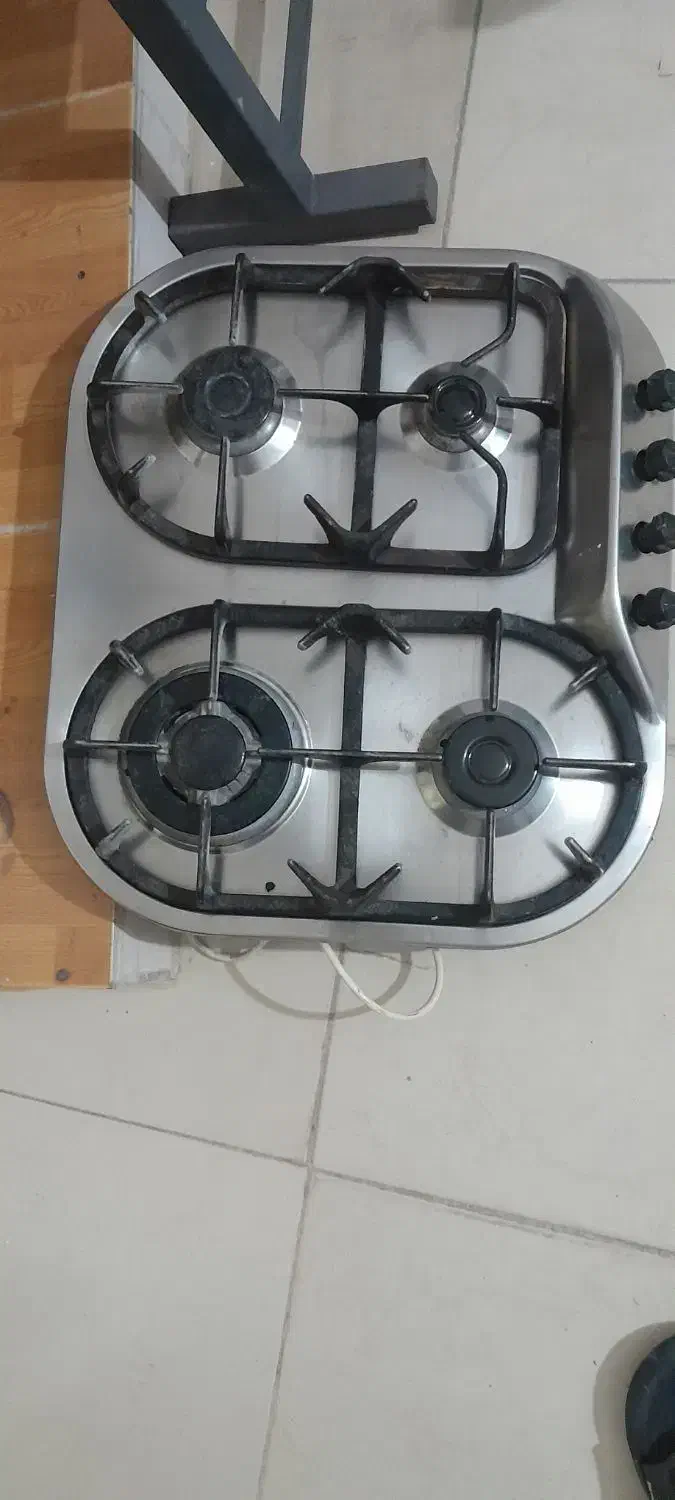 گاز صفحه ای ۴شعله استیل|اجاق گاز و لوازم برقی پخت‌وپز|ایلام, |دیوار