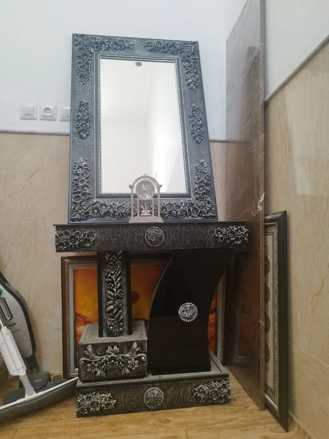 اینه و شمعدان|صنایع دستی و سایر لوازم تزئینی|اردکان, |دیوار