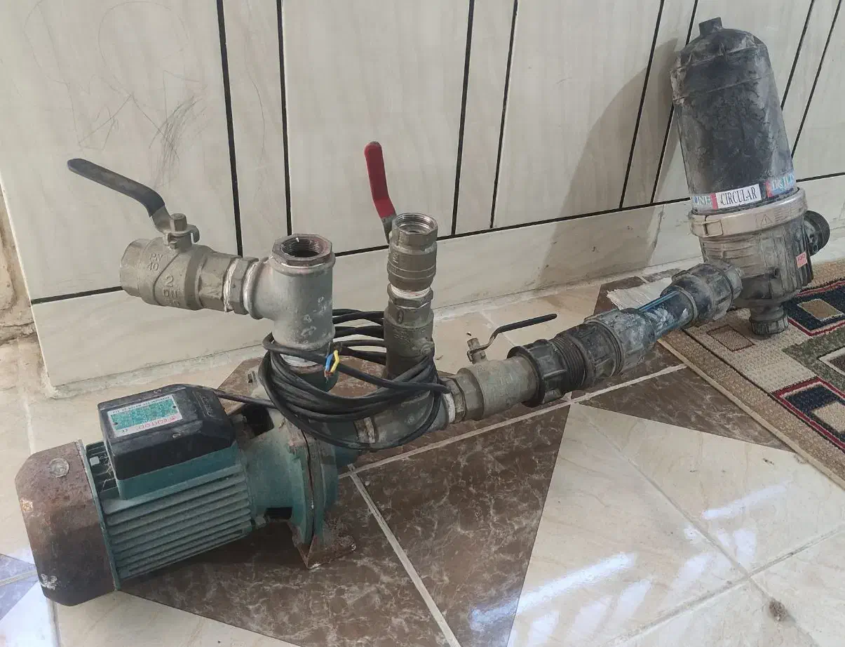 پمپ دو اینچ به همراه تصفیه اش|آب‌سردکن و تصفیه آب|باوی, |دیوار