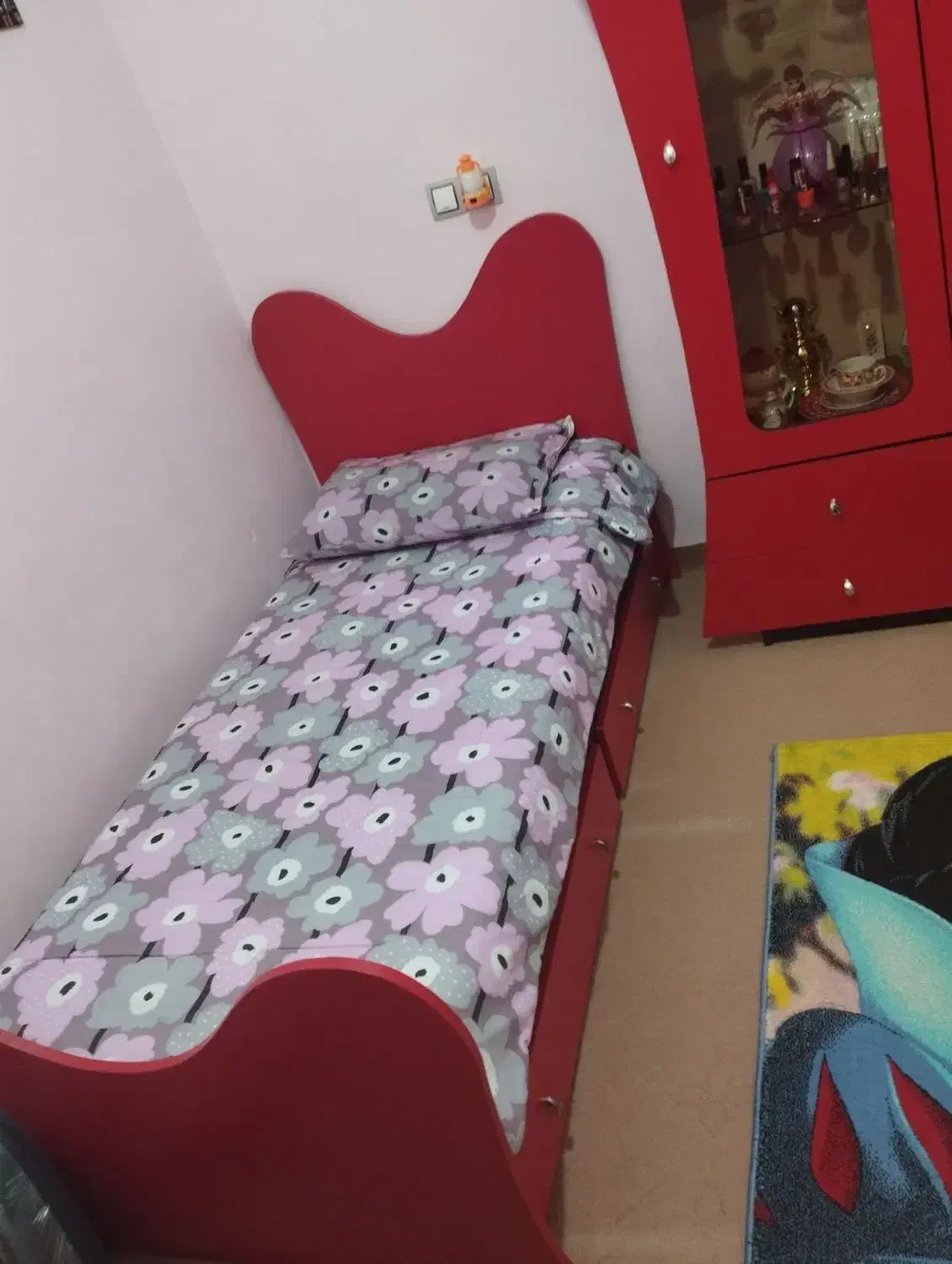 کمد وتخت|تخت و سرویس خواب|الوند, |دیوار