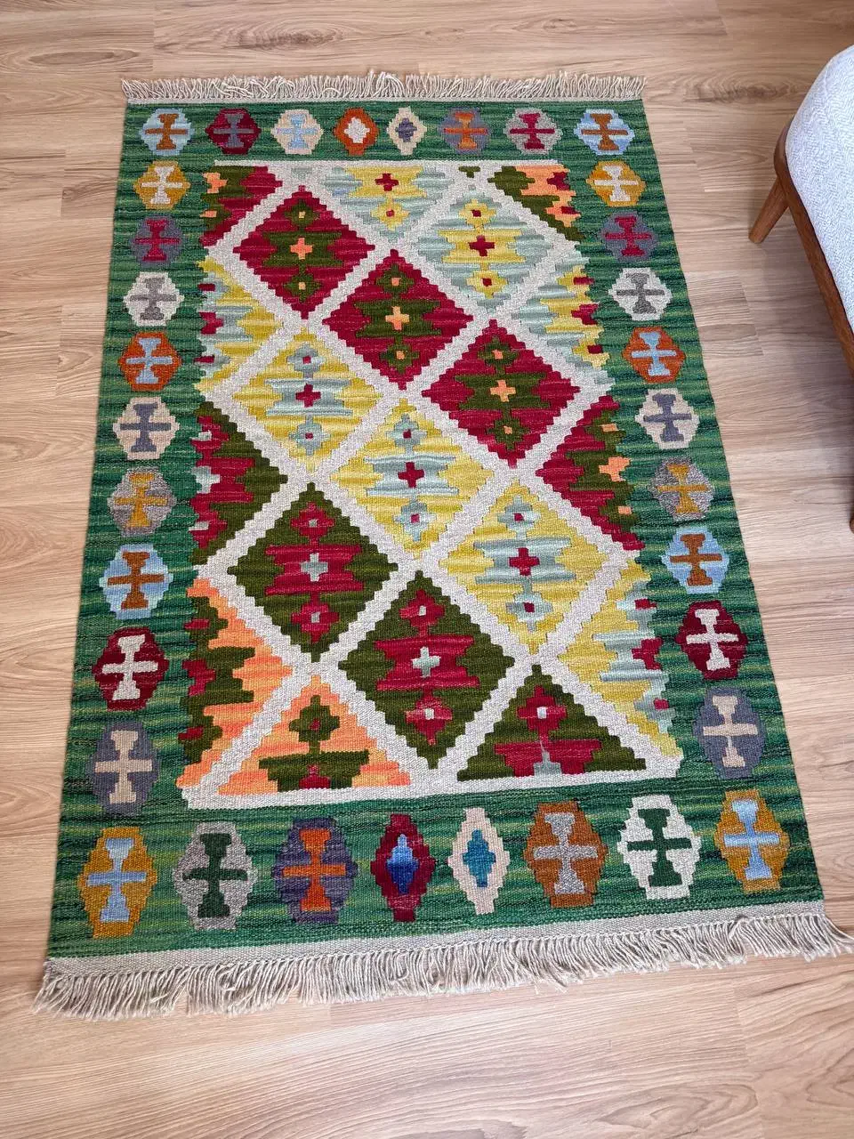 گلیم ۱۰۰در۱۵۰|گلیم، جاجیم، گبه|یاسوج, |دیوار