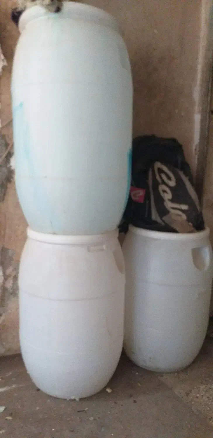 دبه ۶۰ و ۴۰ لیتری|ظروف نگهدارنده، پلاستیکی، یک‌بارمصرف|شیراز, بازار|دیوار