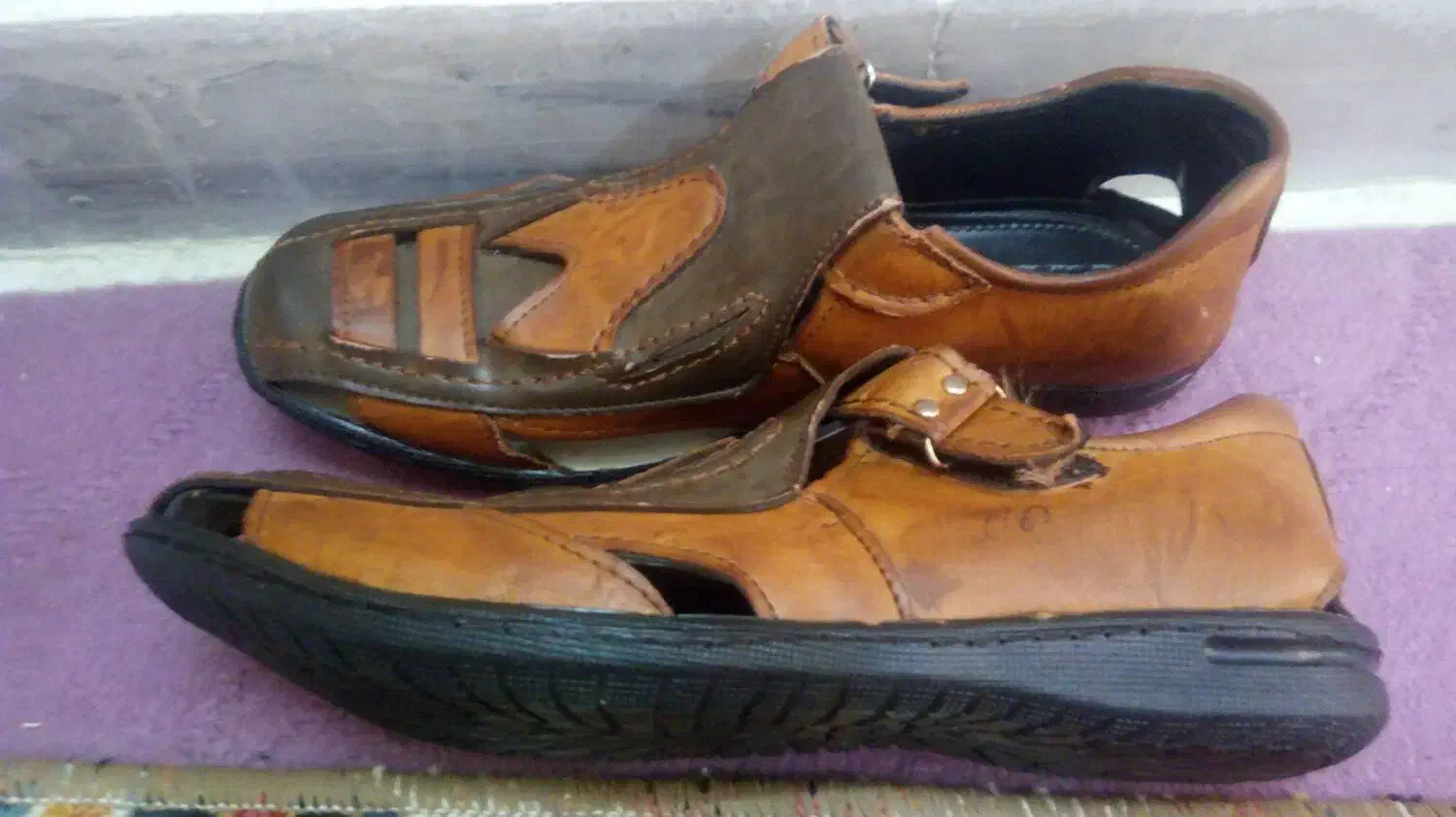 کفش مردانه چرم سایز40|کیف، کفش، کمربند|اصفهان, هفتون|دیوار