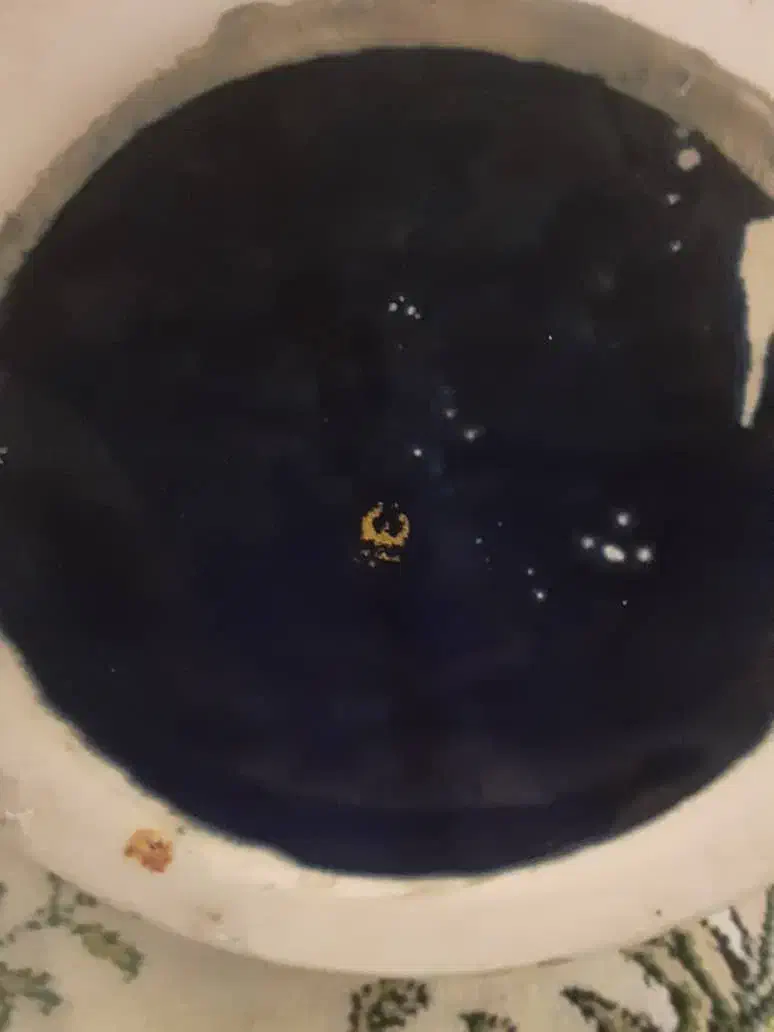 گلدان سرمه ای و طلاکوب لیلی مجنون|مجسمه، تندیس، ماکت|سهند, |دیوار