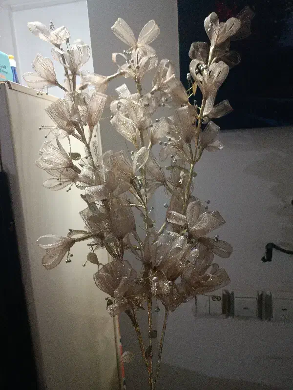 گلهای طلایی|گل مصنوعی|مسجد سلیمان, |دیوار