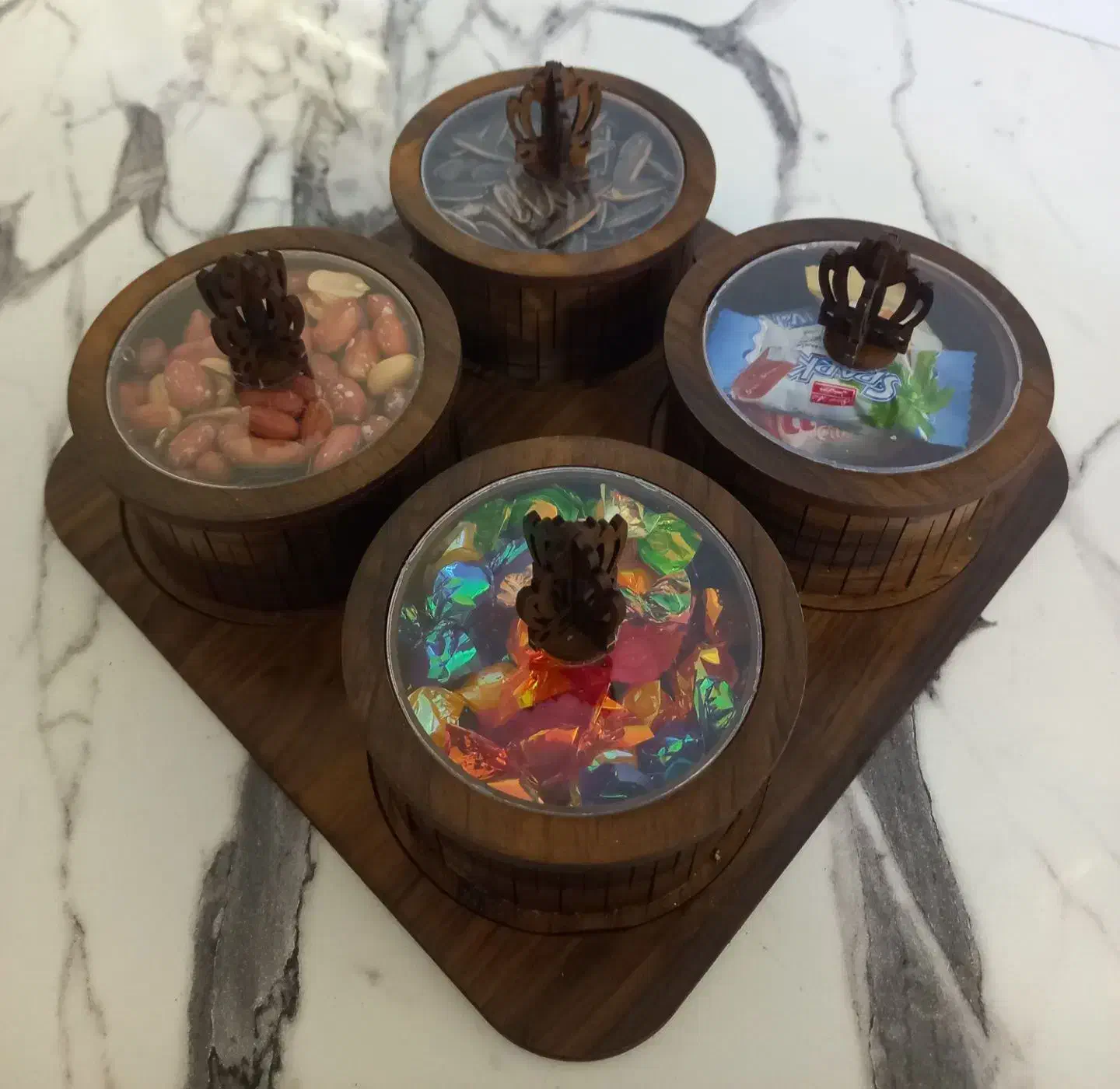 جعبه پذیرایی ۴ خانه شیرینی|ظروف سرو و پذیرایی|اهواز, امانیه|دیوار