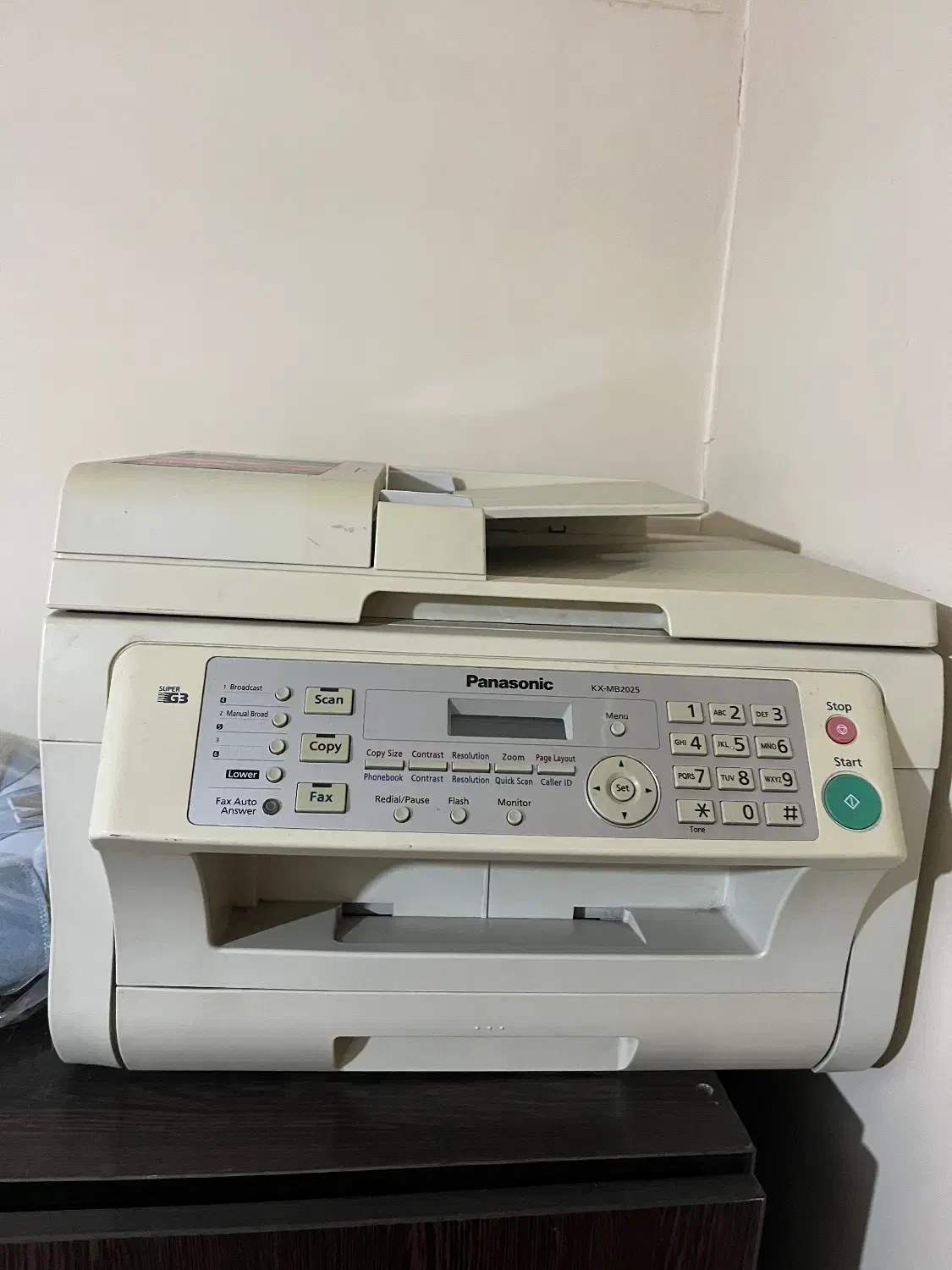 پرینتر سه کاره پاناسونیک|پرینتر، اسکنر، کپی، فکس|رشت, گلباغ نماز|دیوار