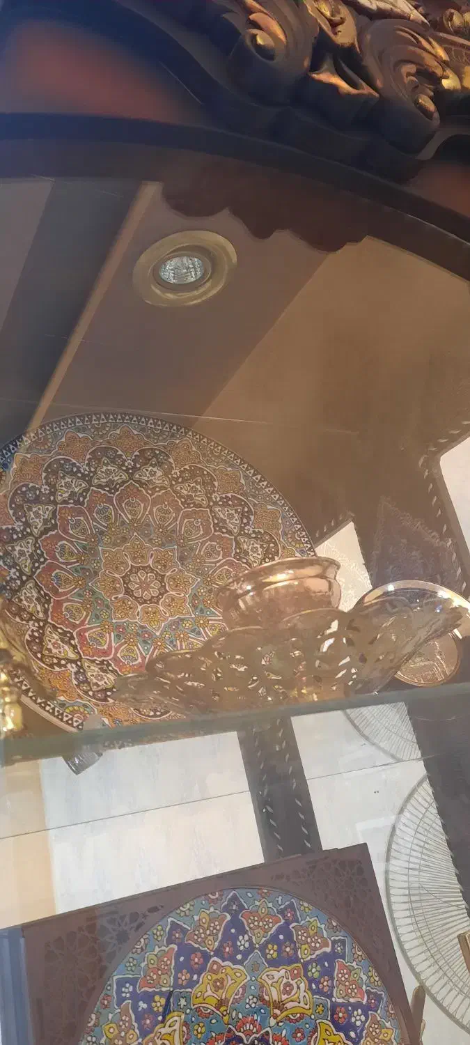 بوفه چوبی تمیز وشیک در حد نو|بوفه، ویترین، کنسول|تهران, ستارخان|دیوار