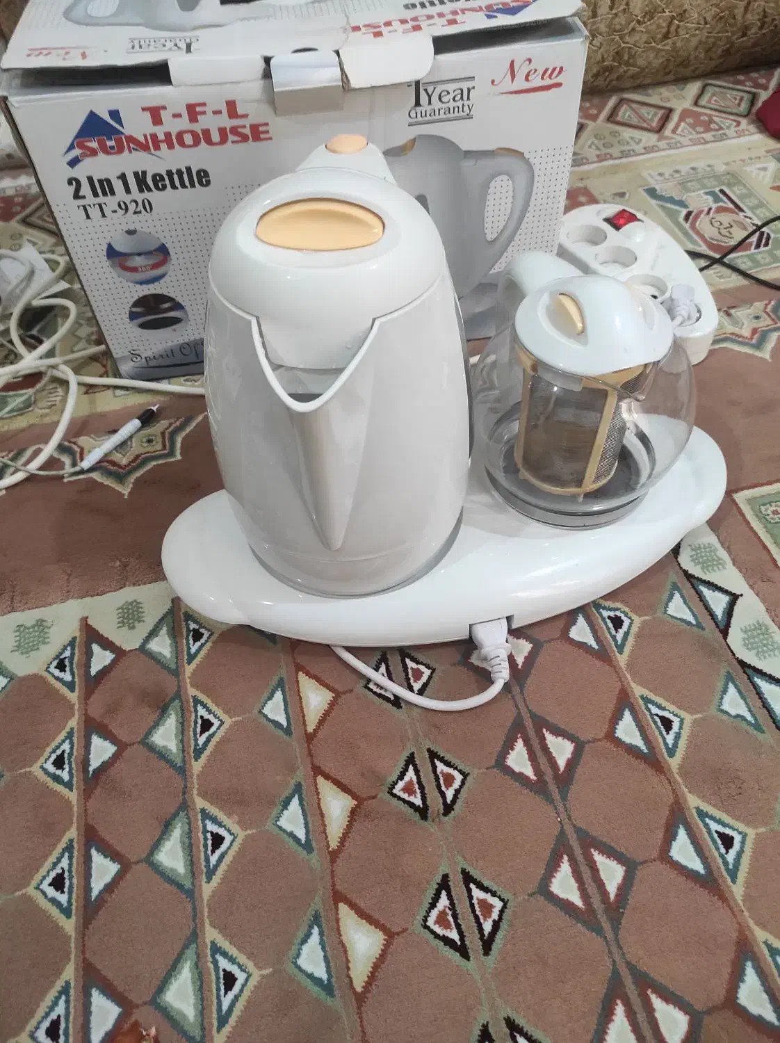 چای ساز نو مناسب روز مادر|سماور، چای‌ساز، قهوه‌ساز|اهواز, زیتون کارمندی|دیوار