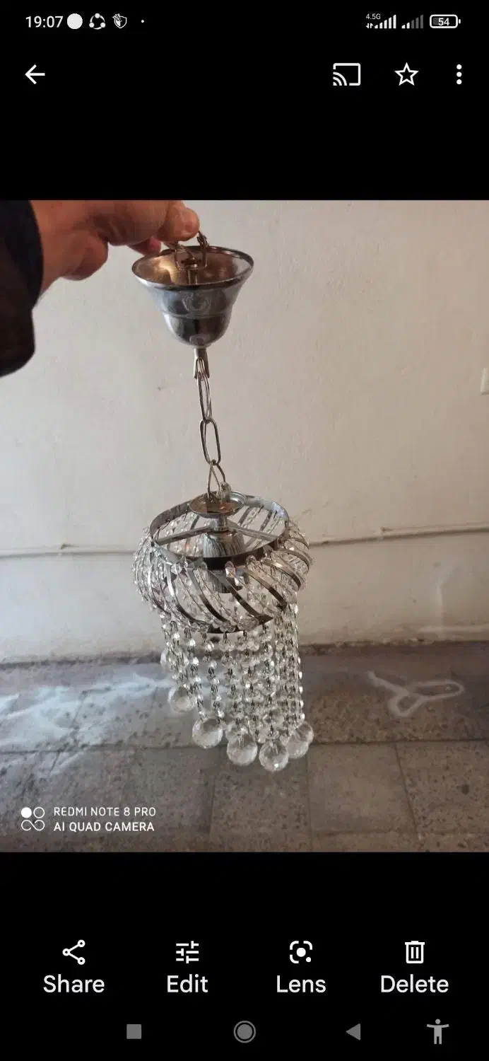 لوستر کریستال|لوستر و چراغ آویز|ارومیه, |دیوار