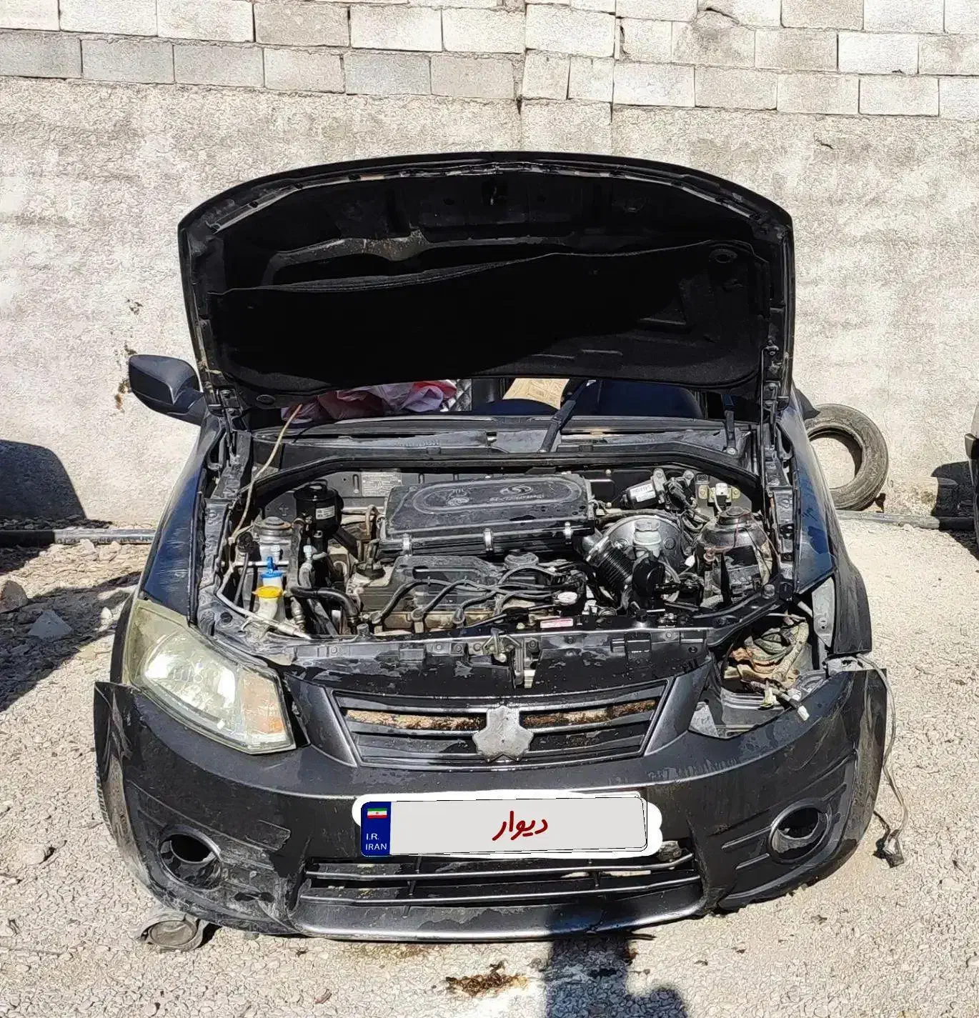 فروش ماشین ساینا تصادفی|خودرو سواری و وانت|ایذه, |دیوار
