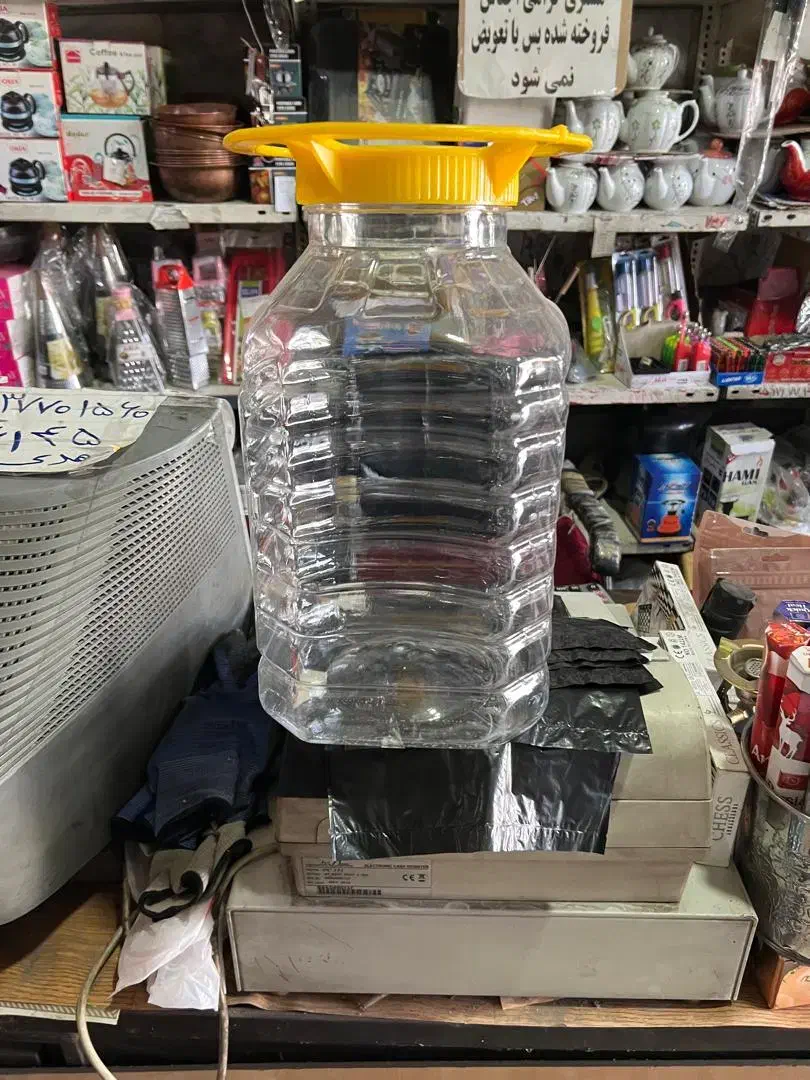 فروشی جار دهنه ۷۰ و ۹۰و ۱۲۰|ظروف نگهدارنده، پلاستیکی، یک‌بارمصرف|جاجرود, |دیوار