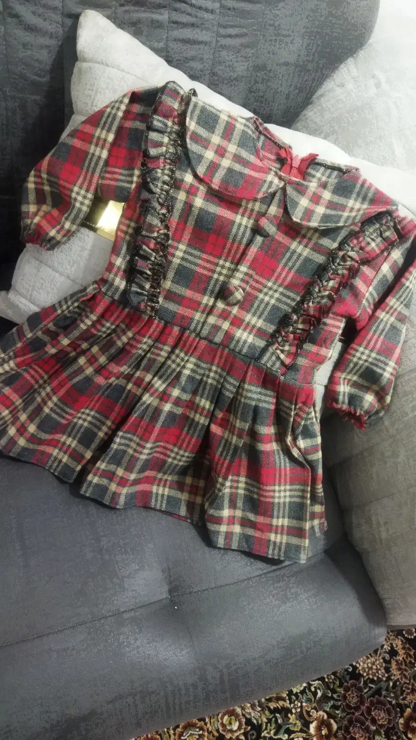 پیراهن دخترانه کشمیر|کفش و لباس بچه|تربت‌حیدریه, رضاشهر|دیوار