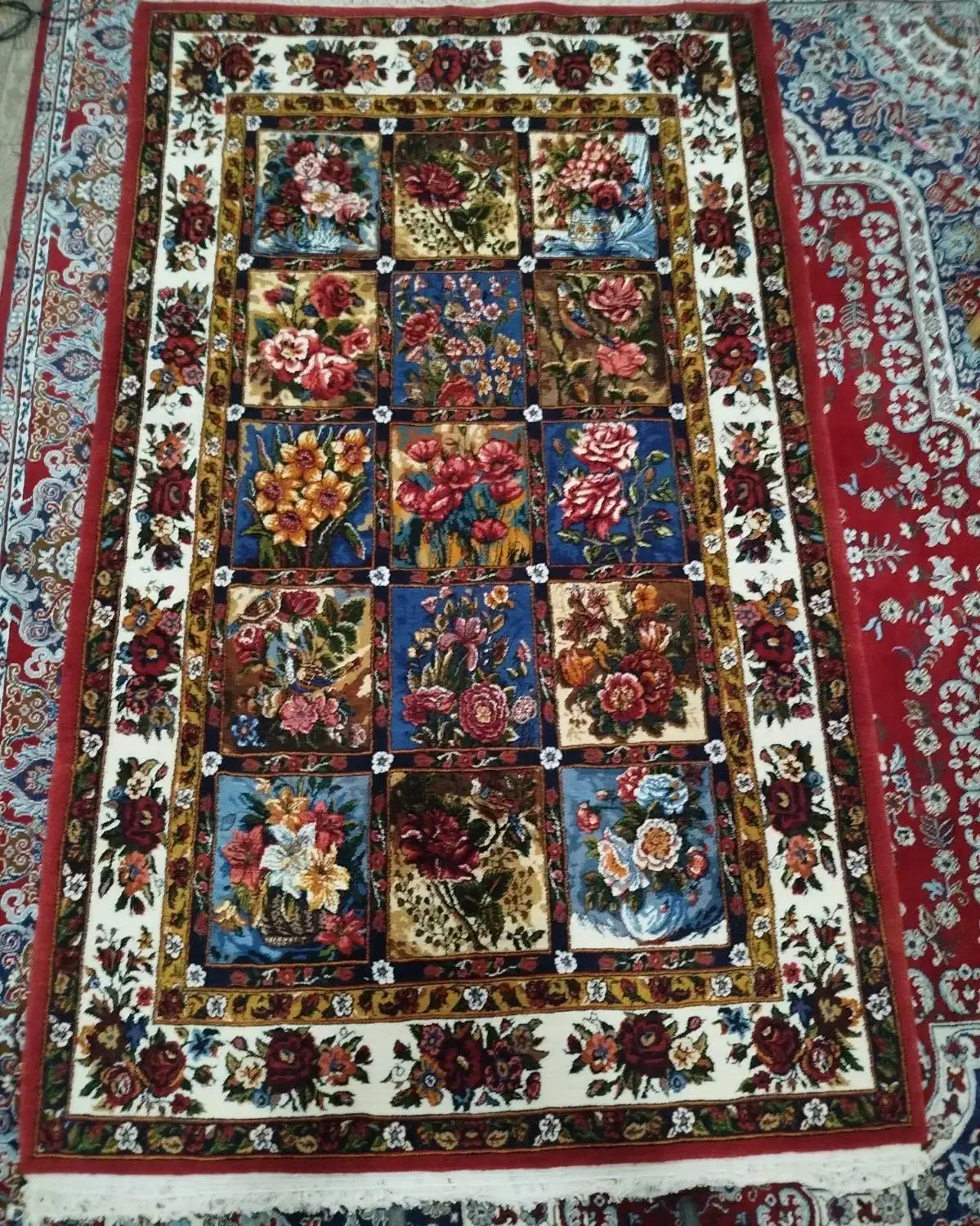 قالی|فرش|کوهرنگ, |دیوار