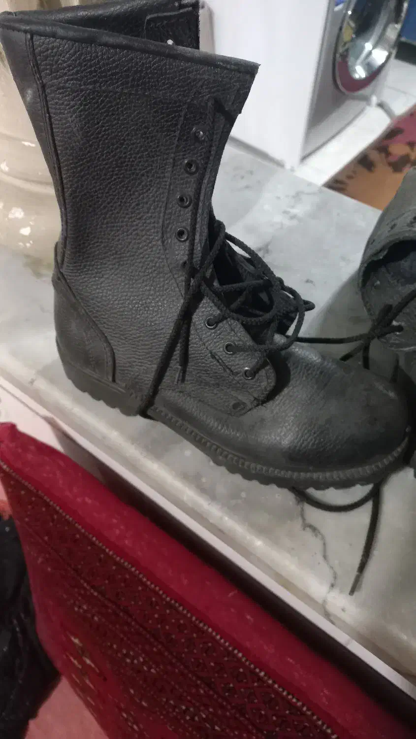 پوتین نظامی سایز۴۲|کیف، کفش، کمربند|گرگان, |دیوار