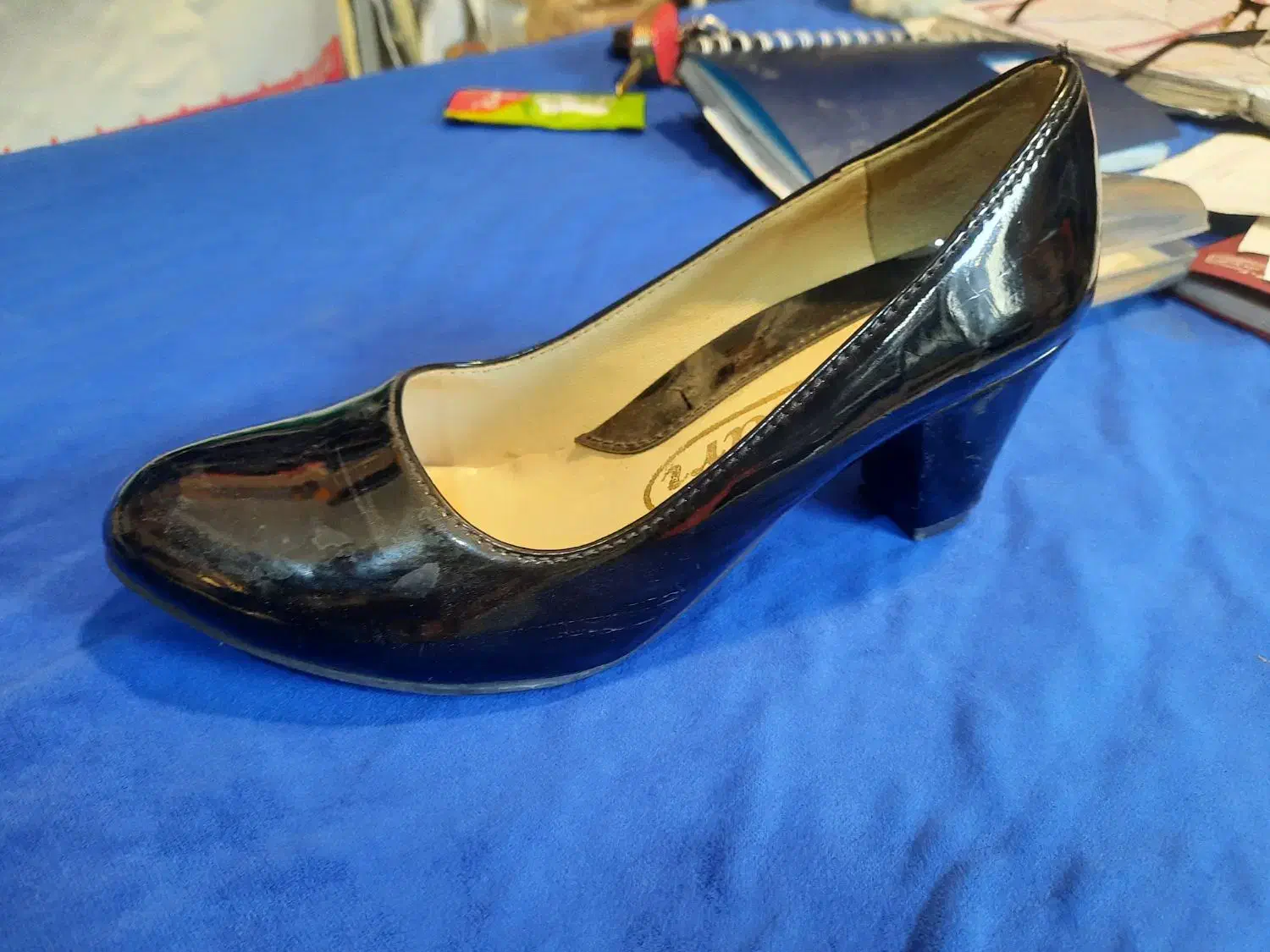 کفش ورنی سایز ۳۷|کیف، کفش، کمربند|گرمدره, |دیوار