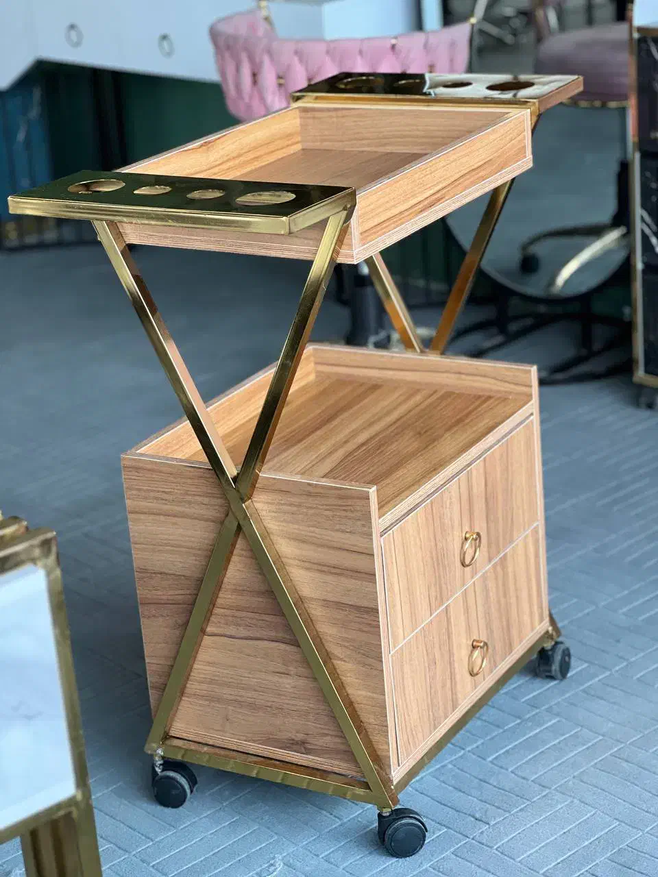 میرناخن هلالی۸صندلی پدالی کوپ۸ ترولی تخت تتو۹|آرایشگاه و سالنهای زیبایی|کرج, گلشهر|دیوار