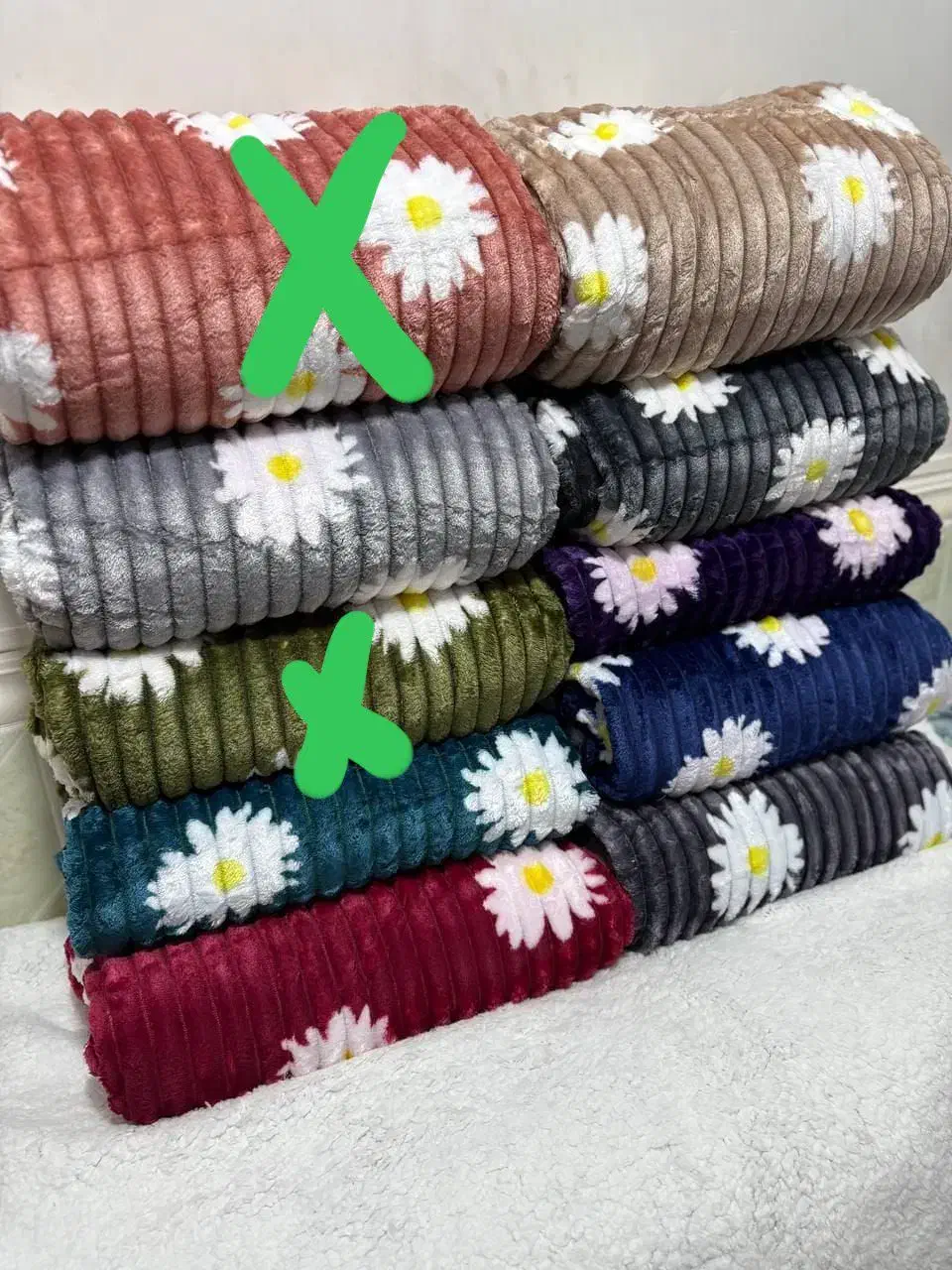 پتو بابونه پلیسه|سرویس روتختی|ایلام, |دیوار