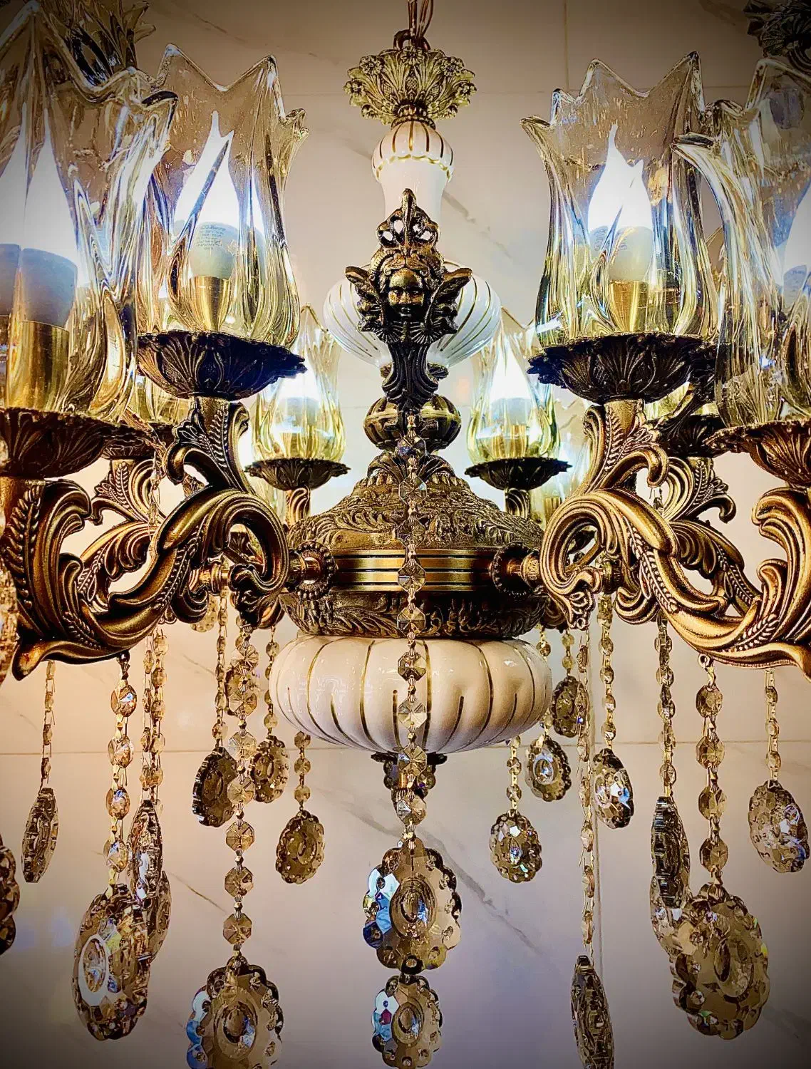 لوستر آرامیس سرامیکی BC0001|لوستر و چراغ آویز|تبریز, |دیوار