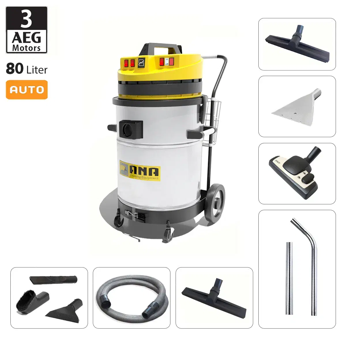 جاروبرقی صنعتی-جاروبرقی آب و خاک آنا P83WD Pro|ماشین‌آلات صنعتی|تهران, جمهوری|دیوار