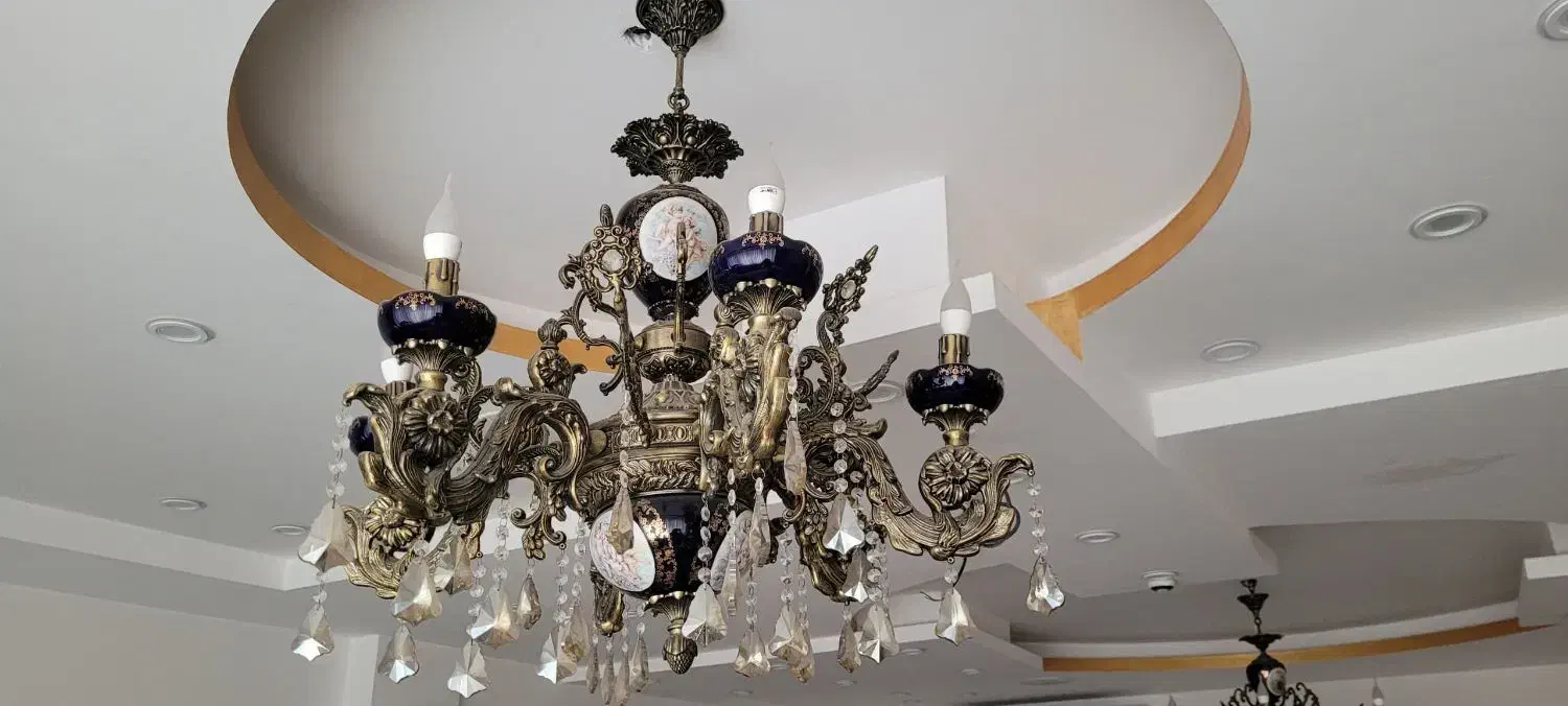 ۱ جفت لوستر|لوستر و چراغ آویز|بندرعباس, |دیوار