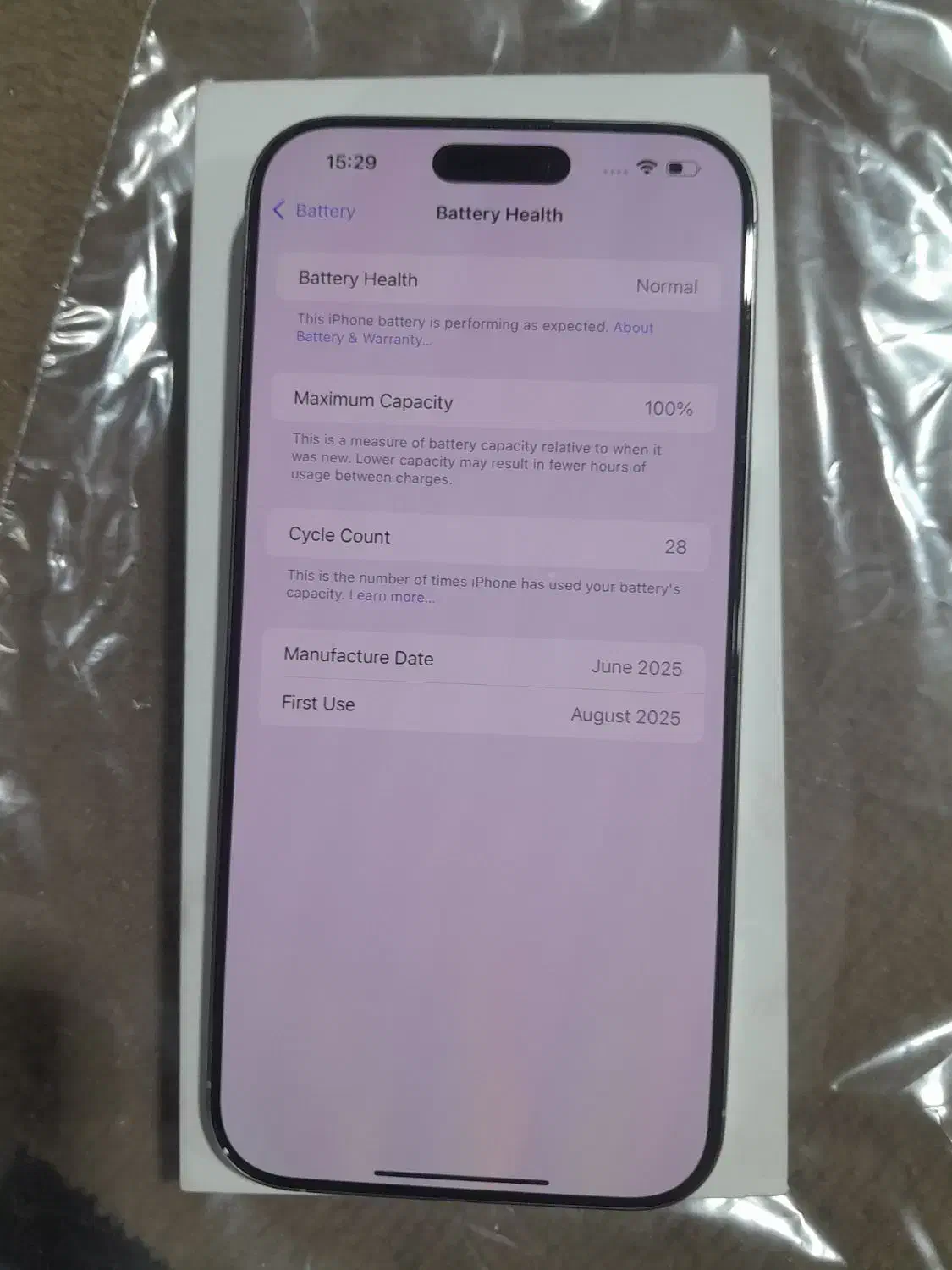 ایفون ۱۶ پرو مکس ۲۵۶ سفید با ریجستر شرکتی نو نو|موبایل|اسلامشهر, شهرک فرهنگیان|دیوار