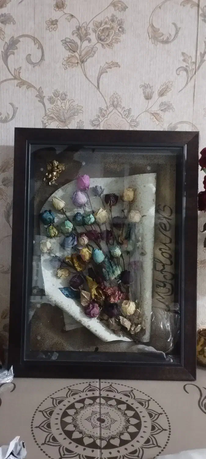 تابلو گل خشک طبیعی|تابلو، نقاشی، عکس|سلماس, |دیوار