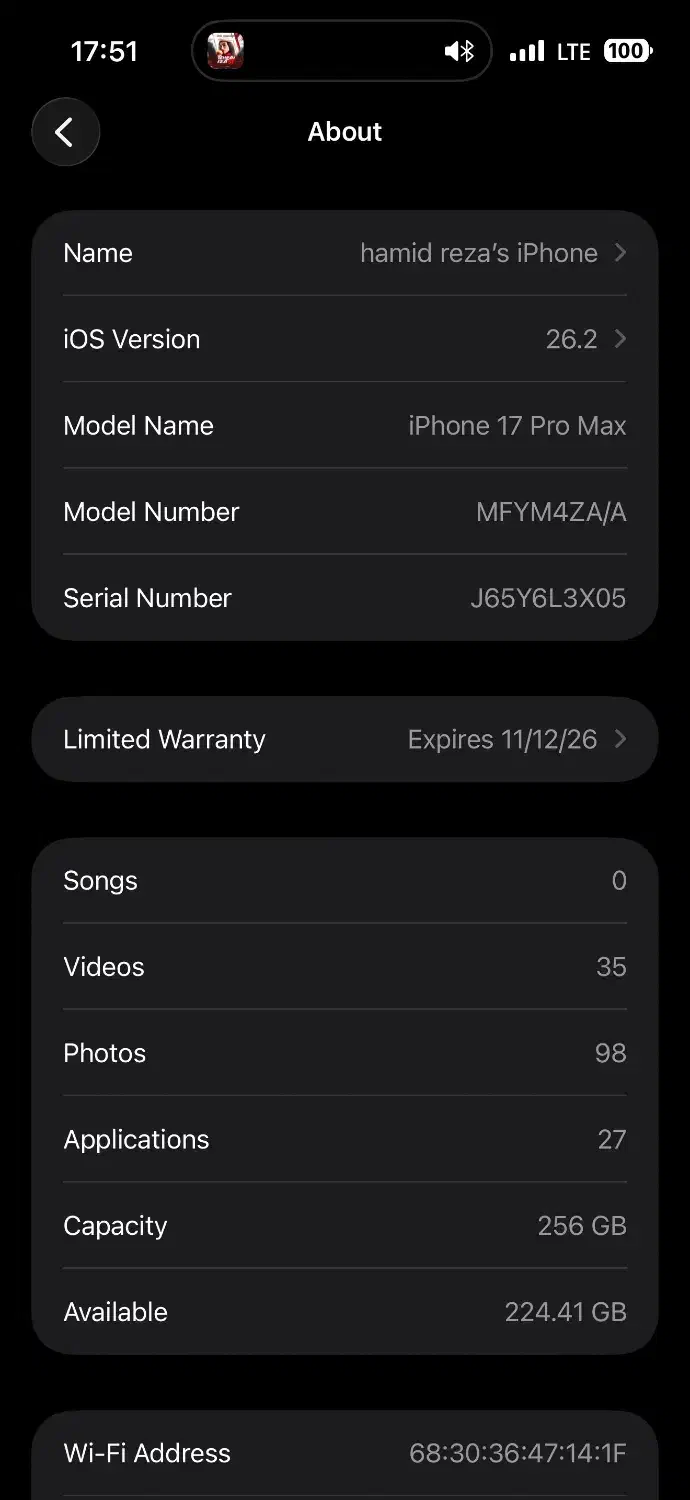 Iphone 17 pro max|موبایل|مشهد, چهنو|دیوار