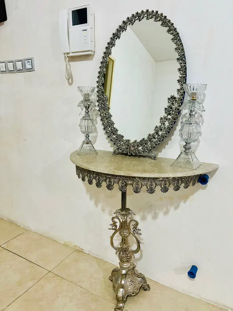 آینه شمعدان|بوفه، ویترین، کنسول|سبزوار, قصبه شرقی|دیوار