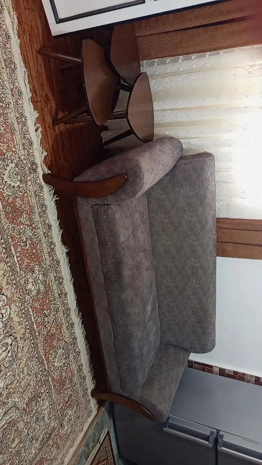 مبل هفت نفره طوسی|مبلمان خانگی و میز عسلی|کردکوی, |دیوار