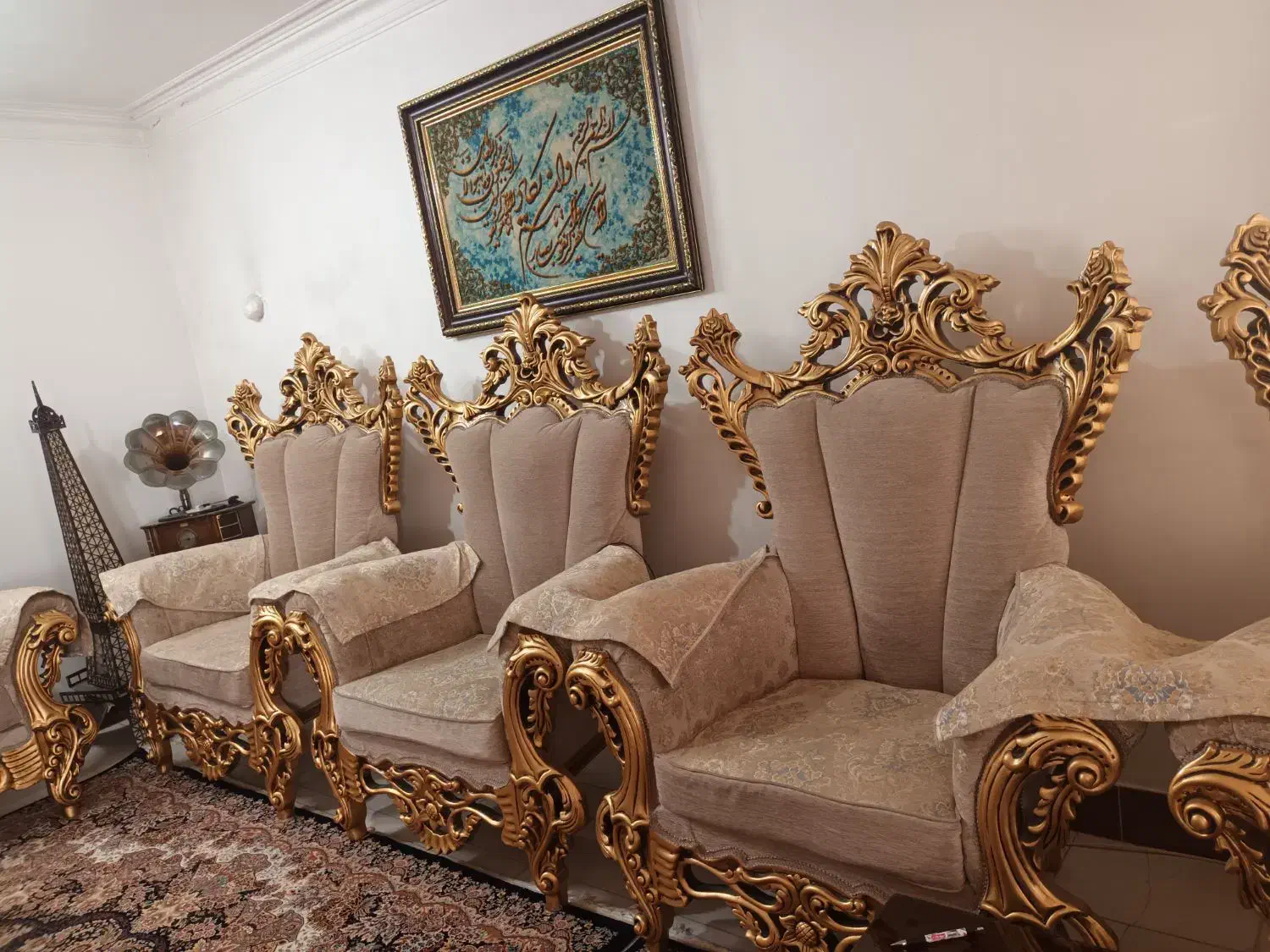 مبل|مبلمان خانگی و میز عسلی|تنکمان, |دیوار