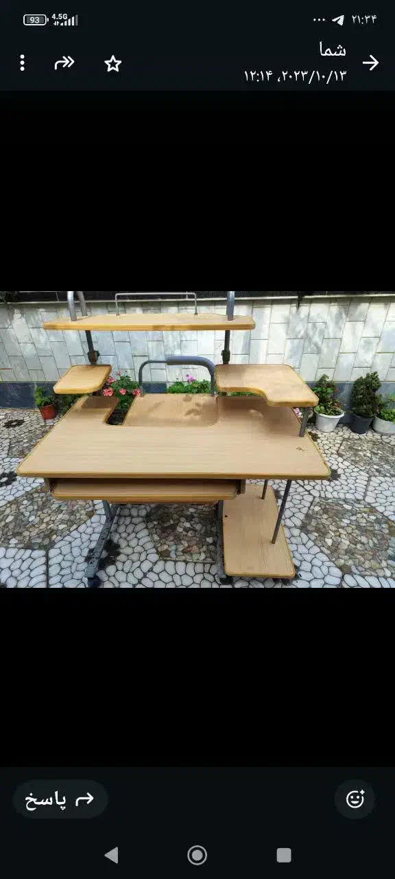 میز کامپیوتر|میز تحریر و کامپیوتر|کومله, |دیوار