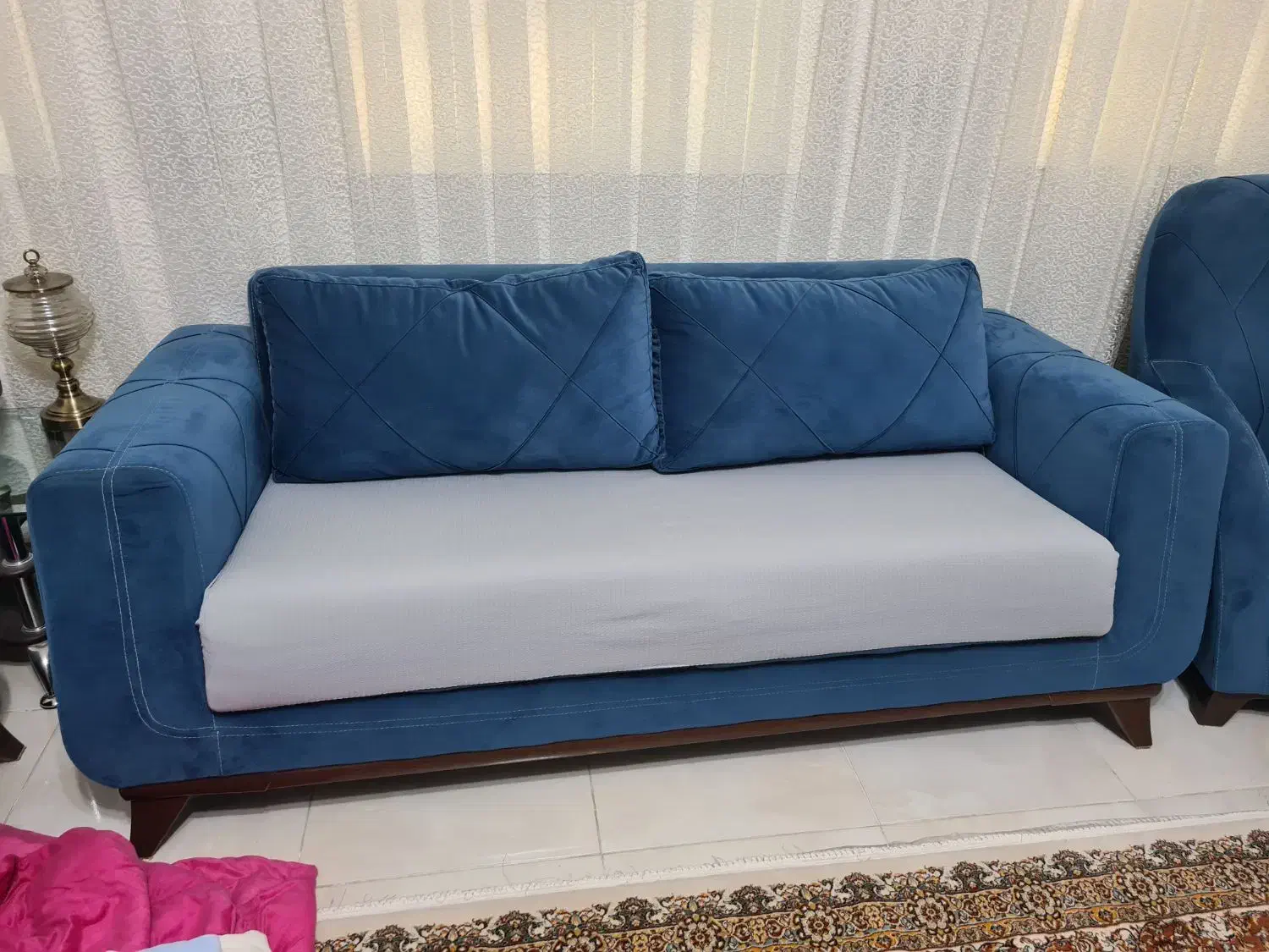 مبل ۸ نفره همراه جلو مبلی مبل با کیفیت|مبلمان خانگی و میز عسلی|ایلام, |دیوار