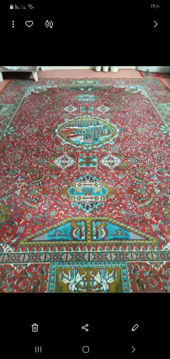 یک فرش  دوازده متر تمیز  قیمت چهار میلیون تومان|فرش|شاهرود, |دیوار